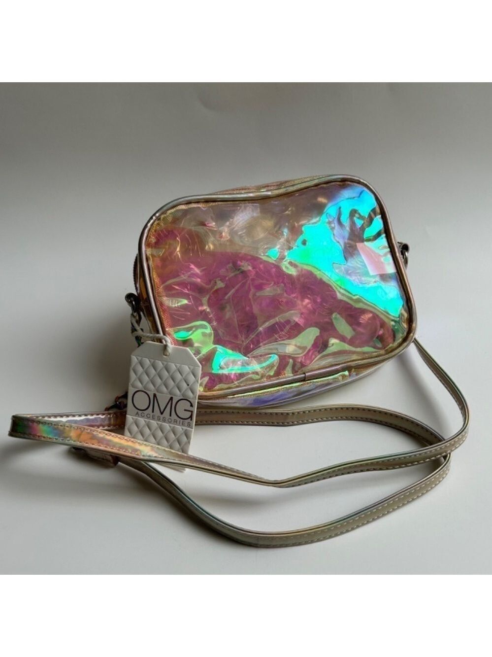 NWT OMG Unicorn Iridescent Crossbody Bag - Picture 7 of 9